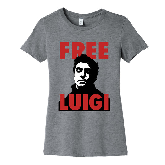 Free Luigi Mangione Womens Cotton Tee