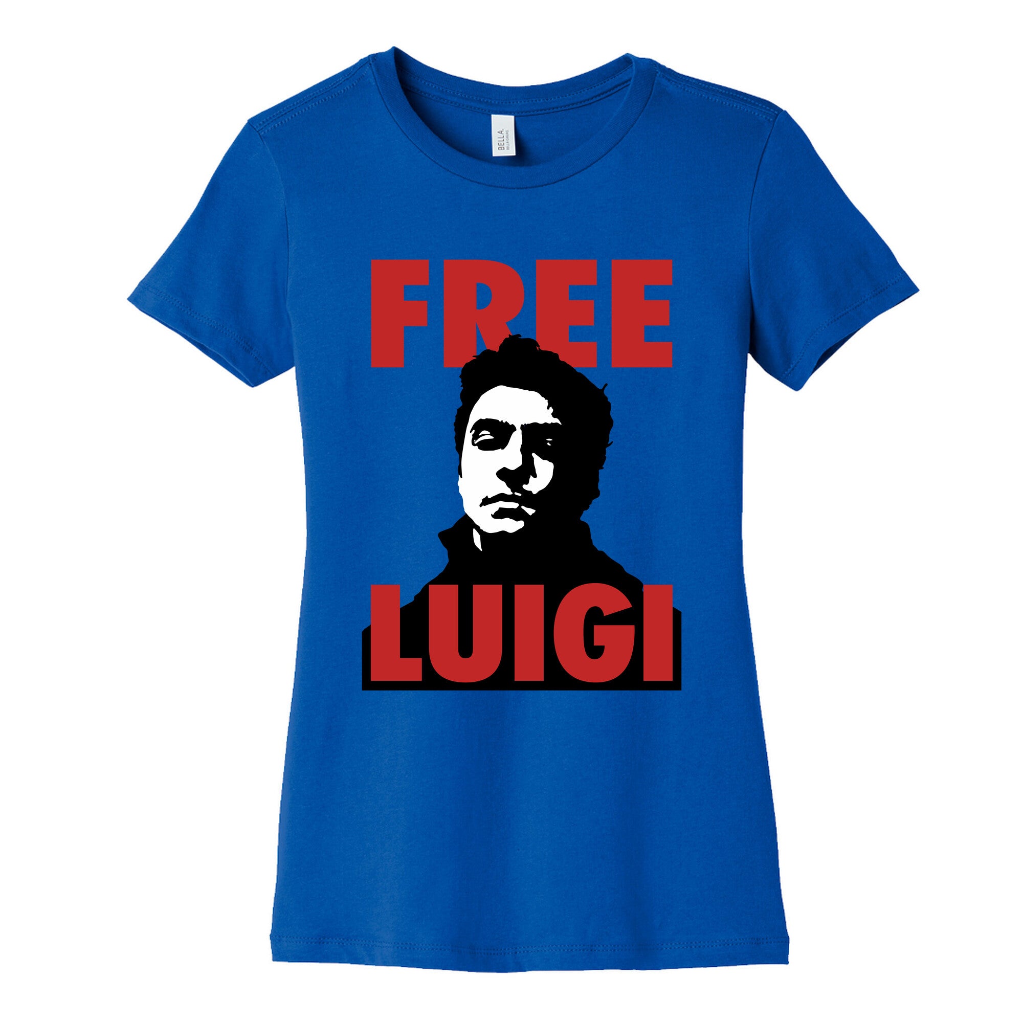 Free Luigi Mangione Womens Cotton Tee