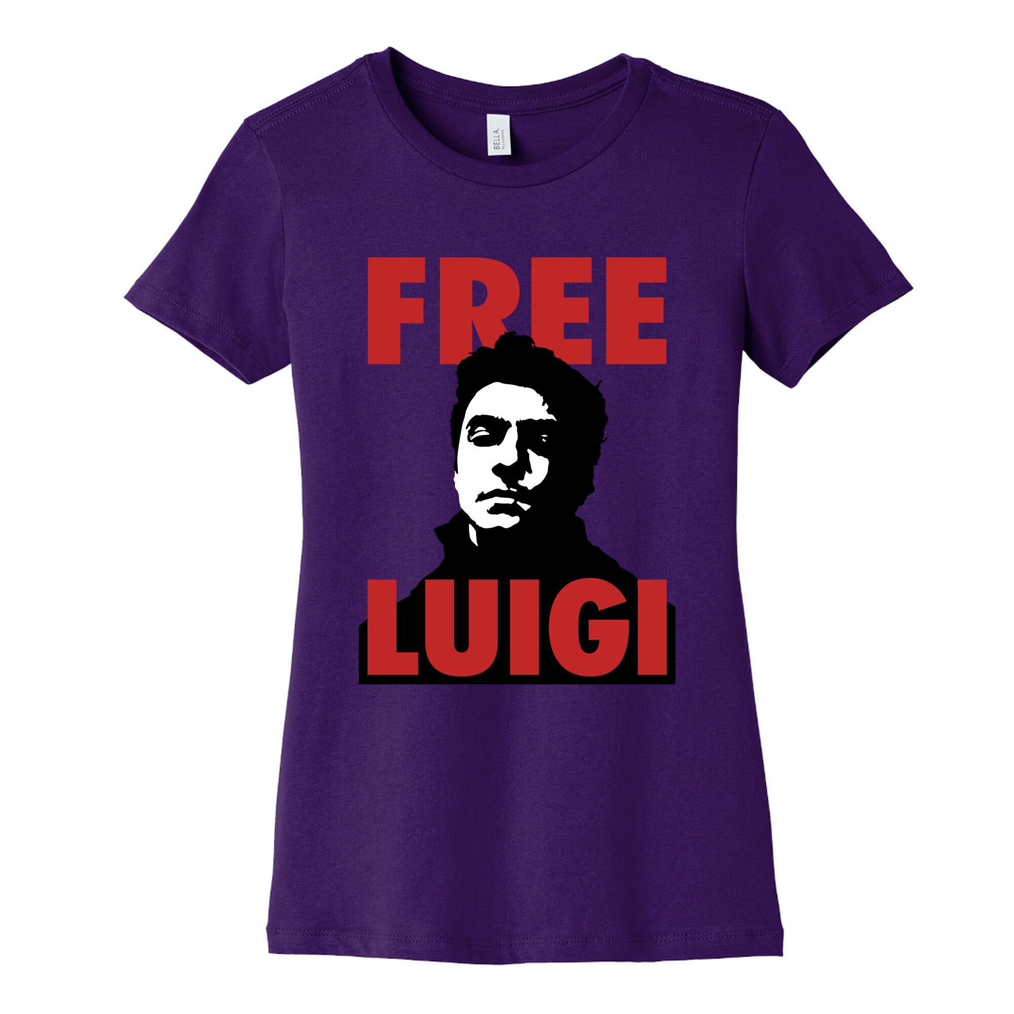 Free Luigi Mangione Womens Cotton Tee