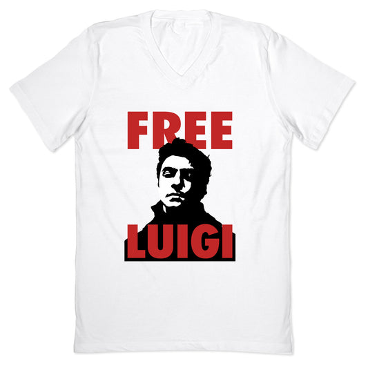 Free Luigi Mangione V-Neck