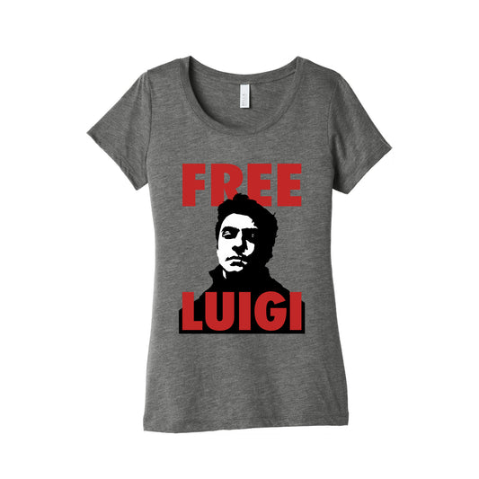 Free Luigi Mangione Womens Triblend Tee