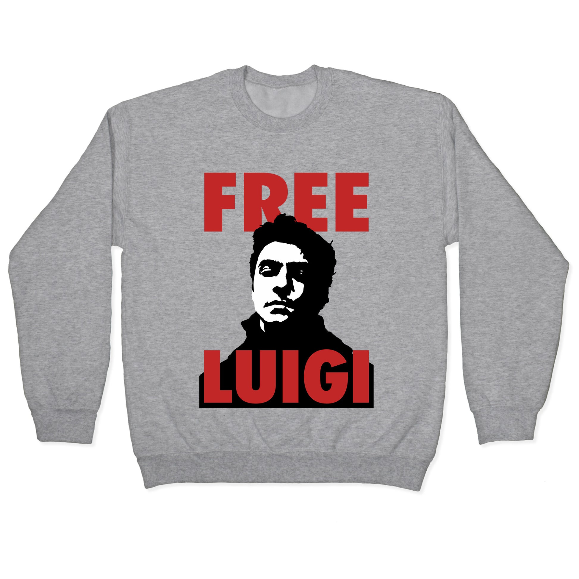 Free Luigi Mangione Crewneck Sweatshirt