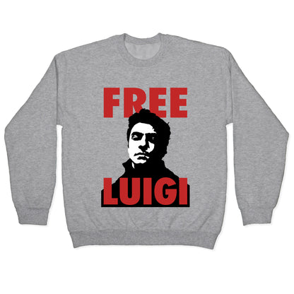 Free Luigi Mangione Crewneck Sweatshirt