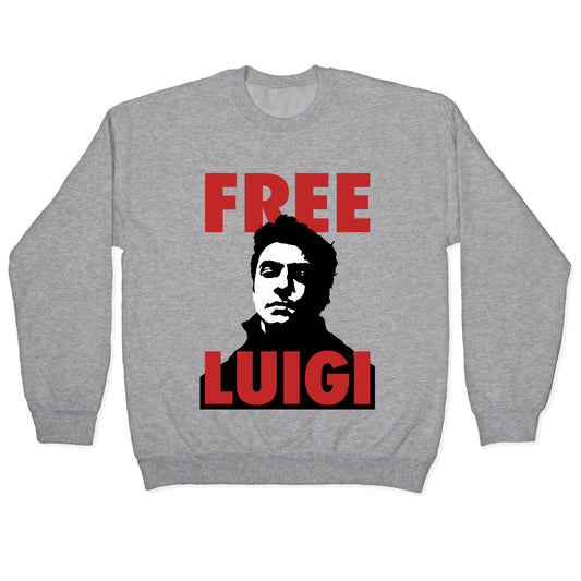 Free Luigi Mangione Crewneck Sweatshirt
