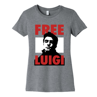 Free Luigi Mangione Womens Cotton Tee