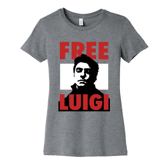 Free Luigi Mangione Womens Cotton Tee