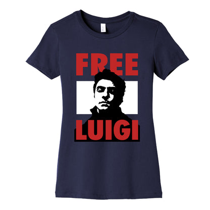 Free Luigi Mangione Womens Cotton Tee