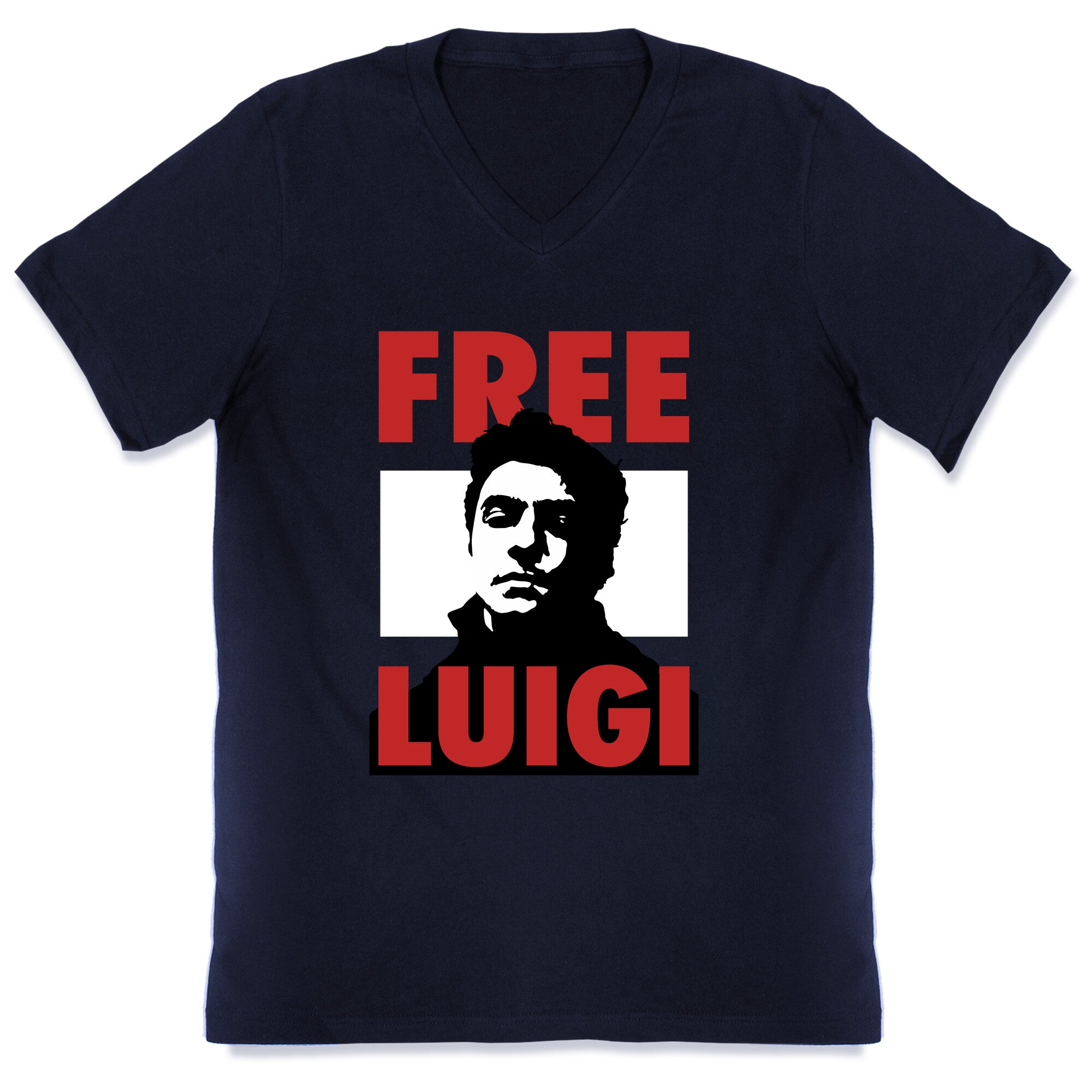 Free Luigi Mangione V-Neck