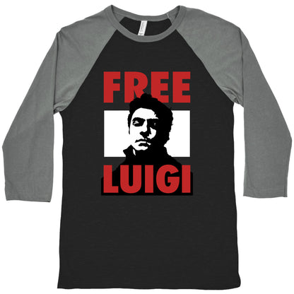 Free Luigi Mangione Baseball Tee