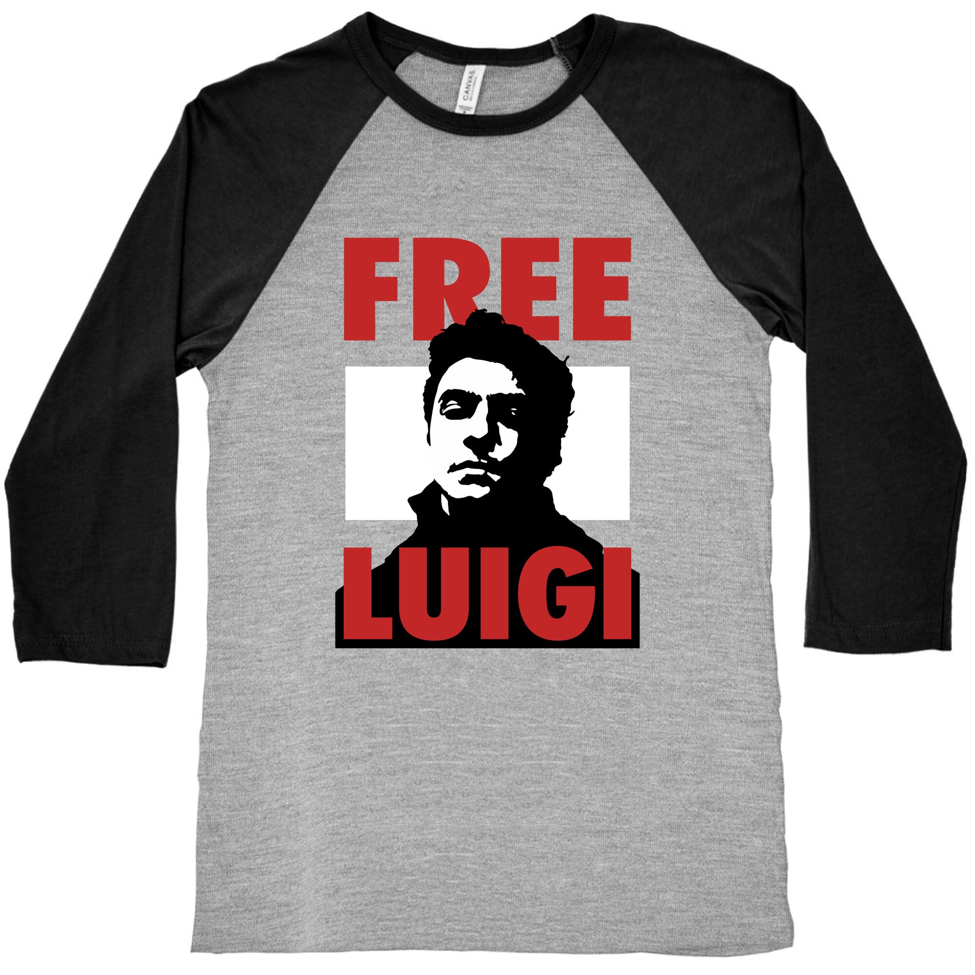 Free Luigi Mangione Baseball Tee