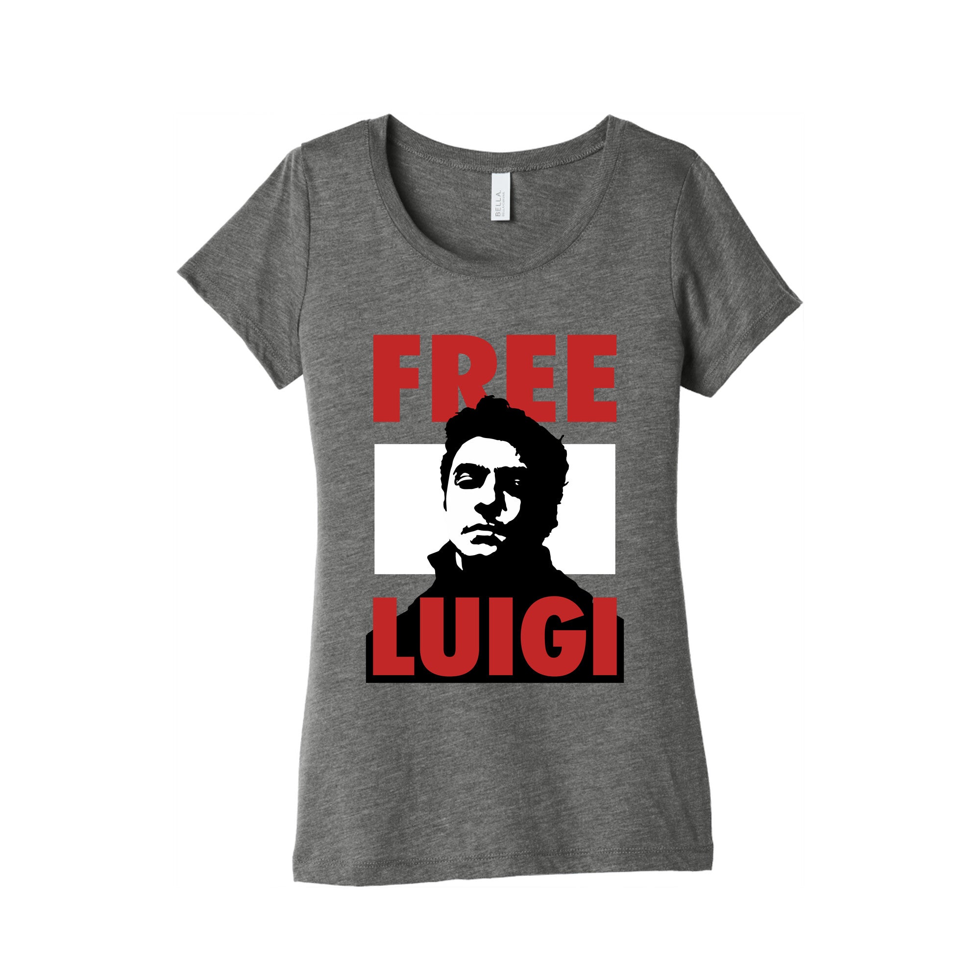 Free Luigi Mangione Womens Triblend Tee