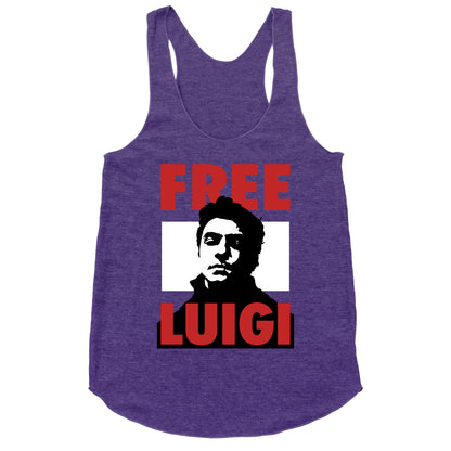 Free Luigi Mangione Racerback Tank