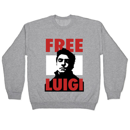 Free Luigi Mangione Crewneck Sweatshirt