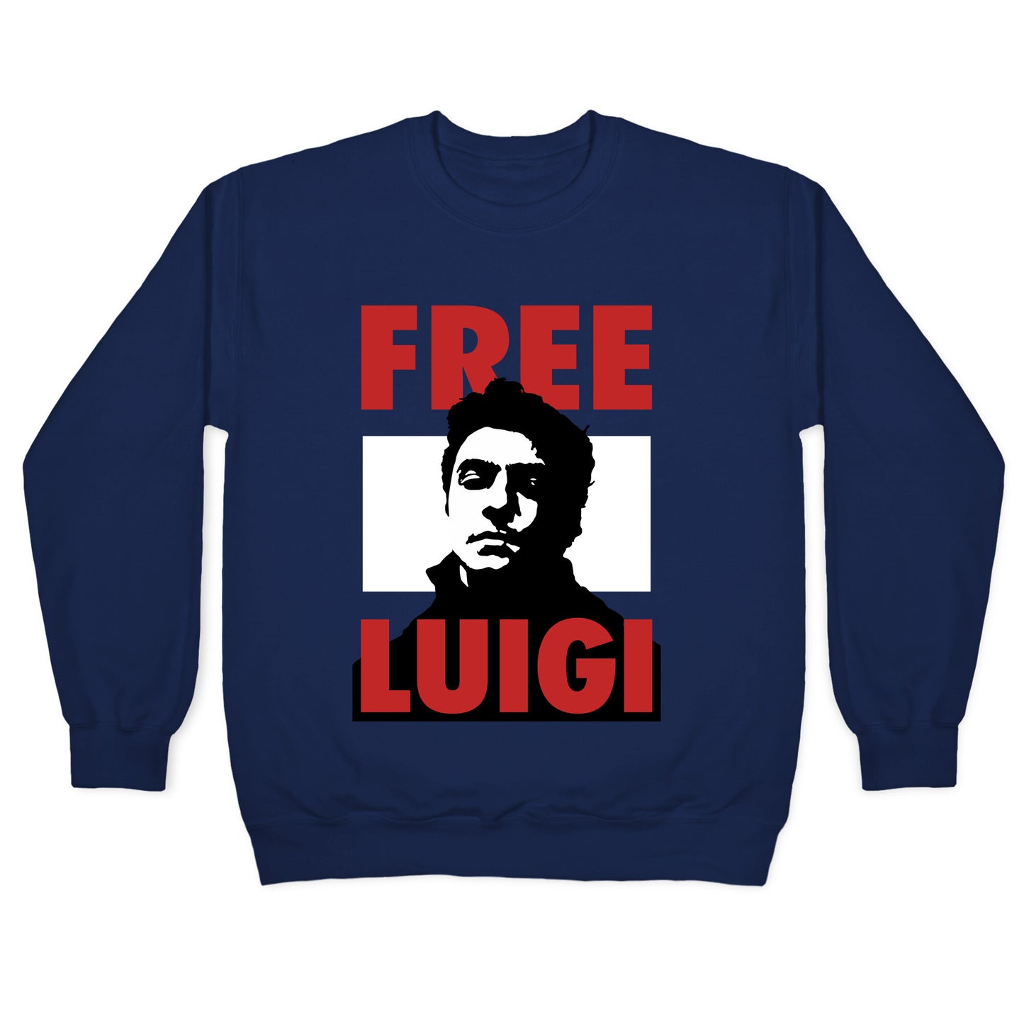 Free Luigi Mangione Crewneck Sweatshirt