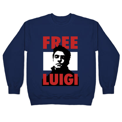 Free Luigi Mangione Crewneck Sweatshirt