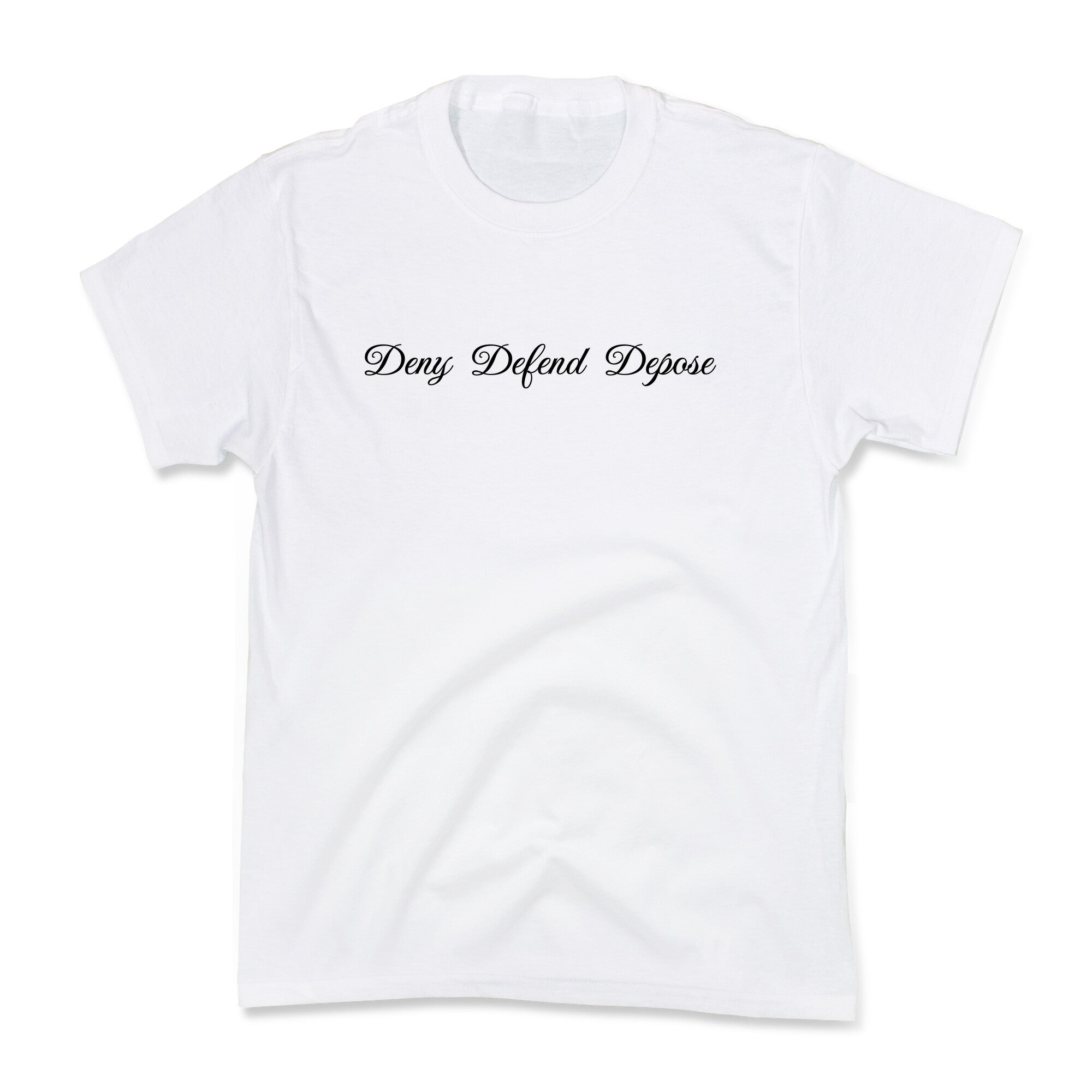 Deny Defend Depose 2 Kids Tee