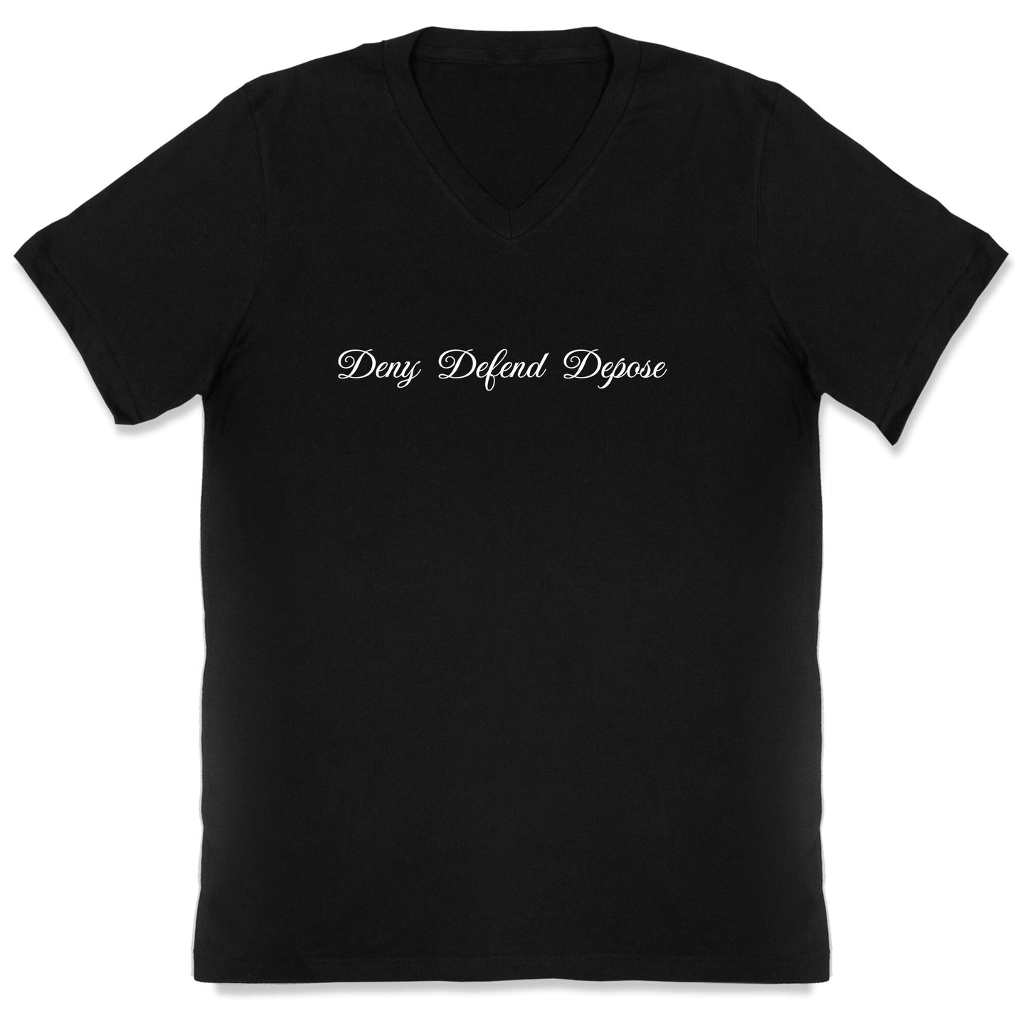 Deny Defend Depose 2 V-Neck