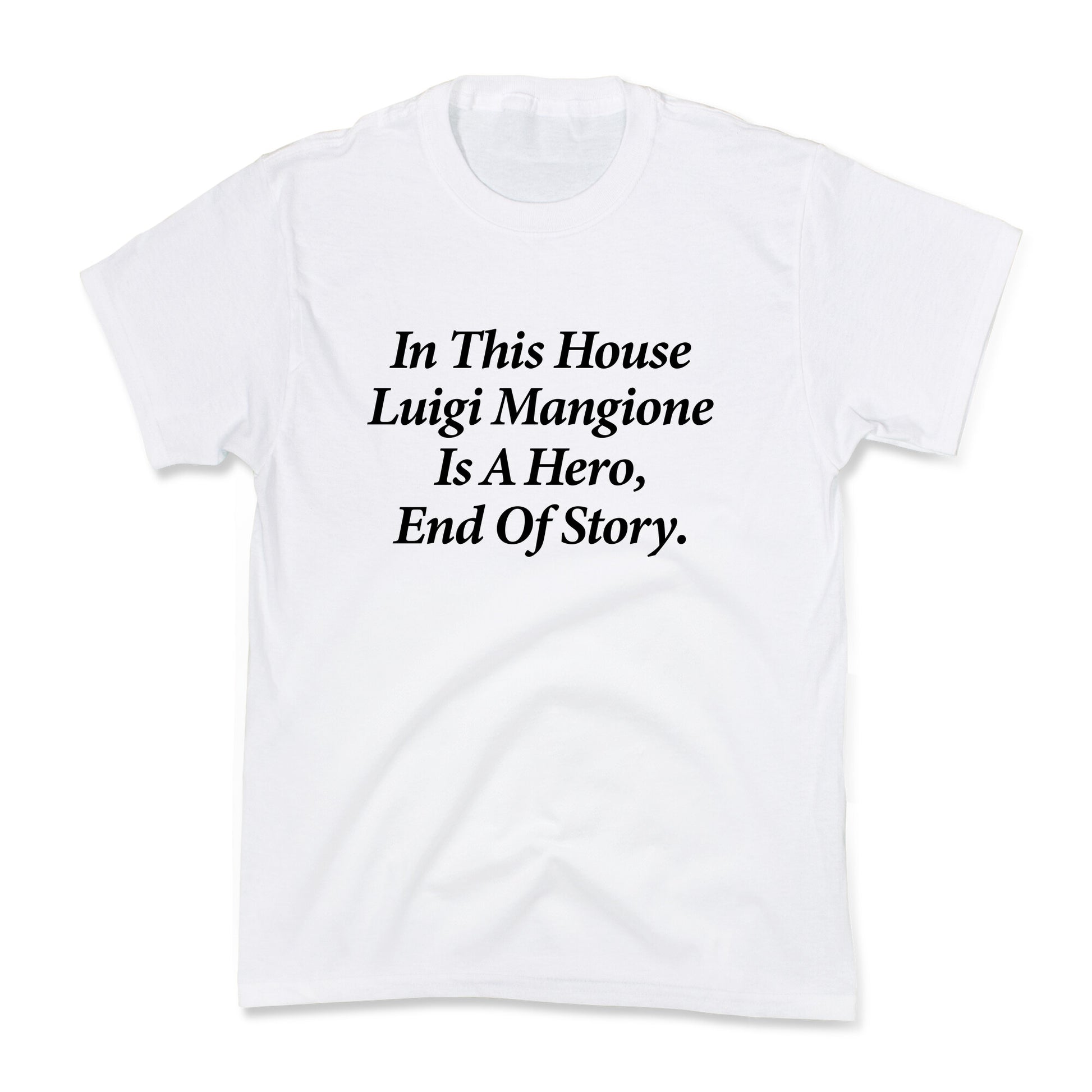 Luigi Is A Hero Kids Tee