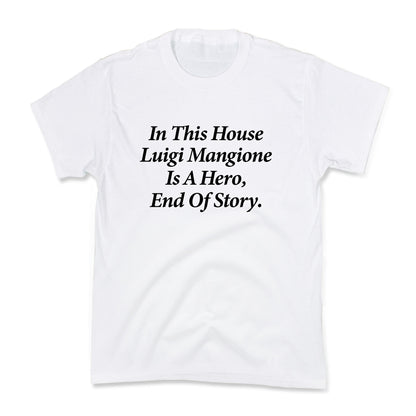 Luigi Is A Hero Kids Tee