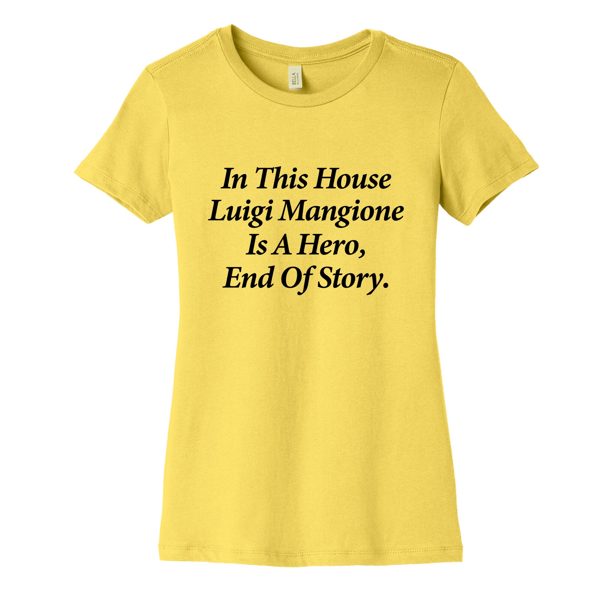 Luigi Is A Hero Womens Cotton Tee