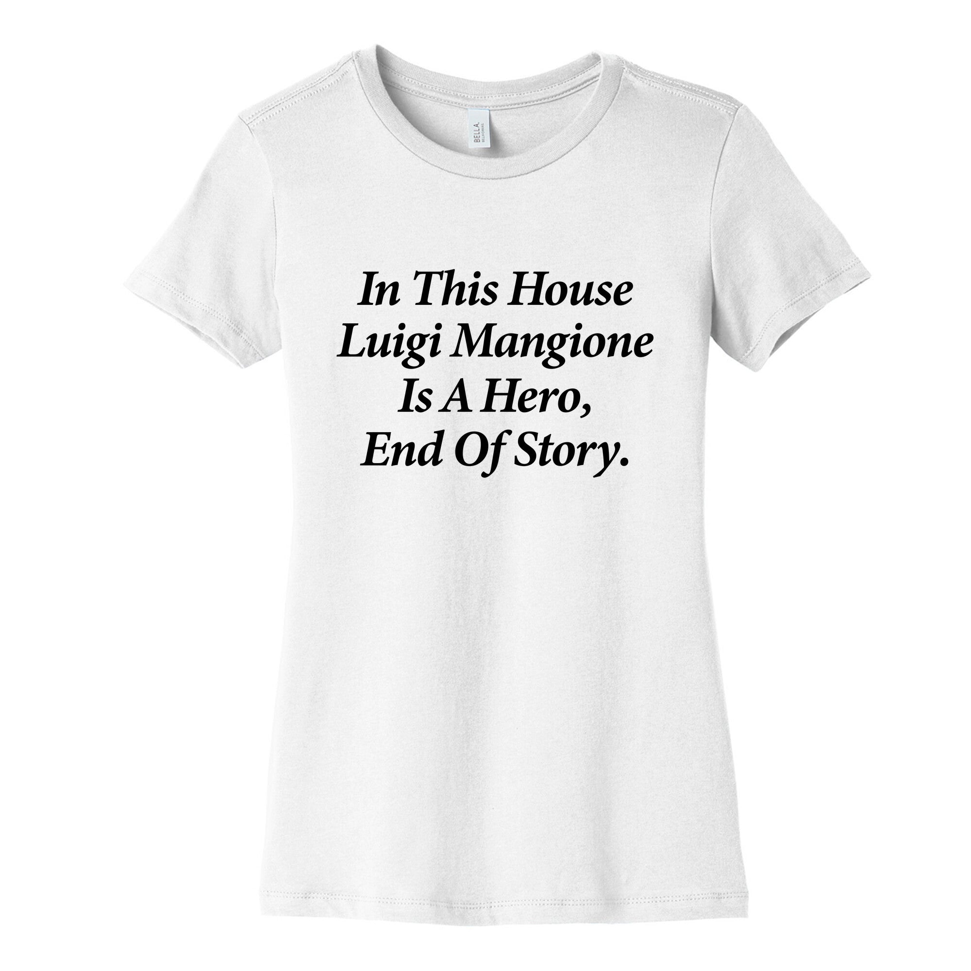 Luigi Is A Hero Womens Cotton Tee
