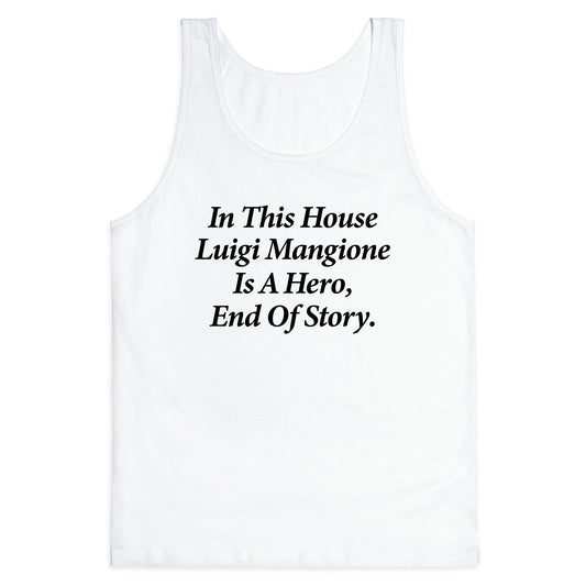 Luigi Is A Hero Tank Top