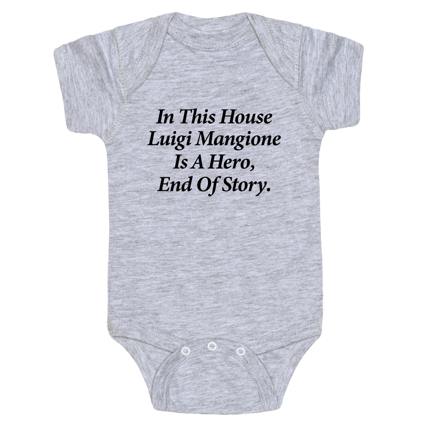 Luigi Is A Hero Baby One-Piece