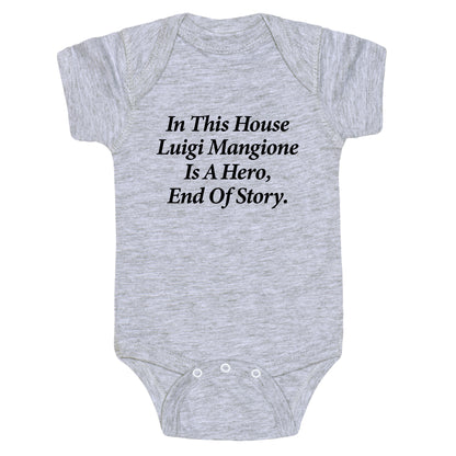 Luigi Is A Hero Baby One-Piece
