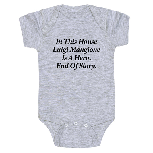Luigi Is A Hero Baby One-Piece