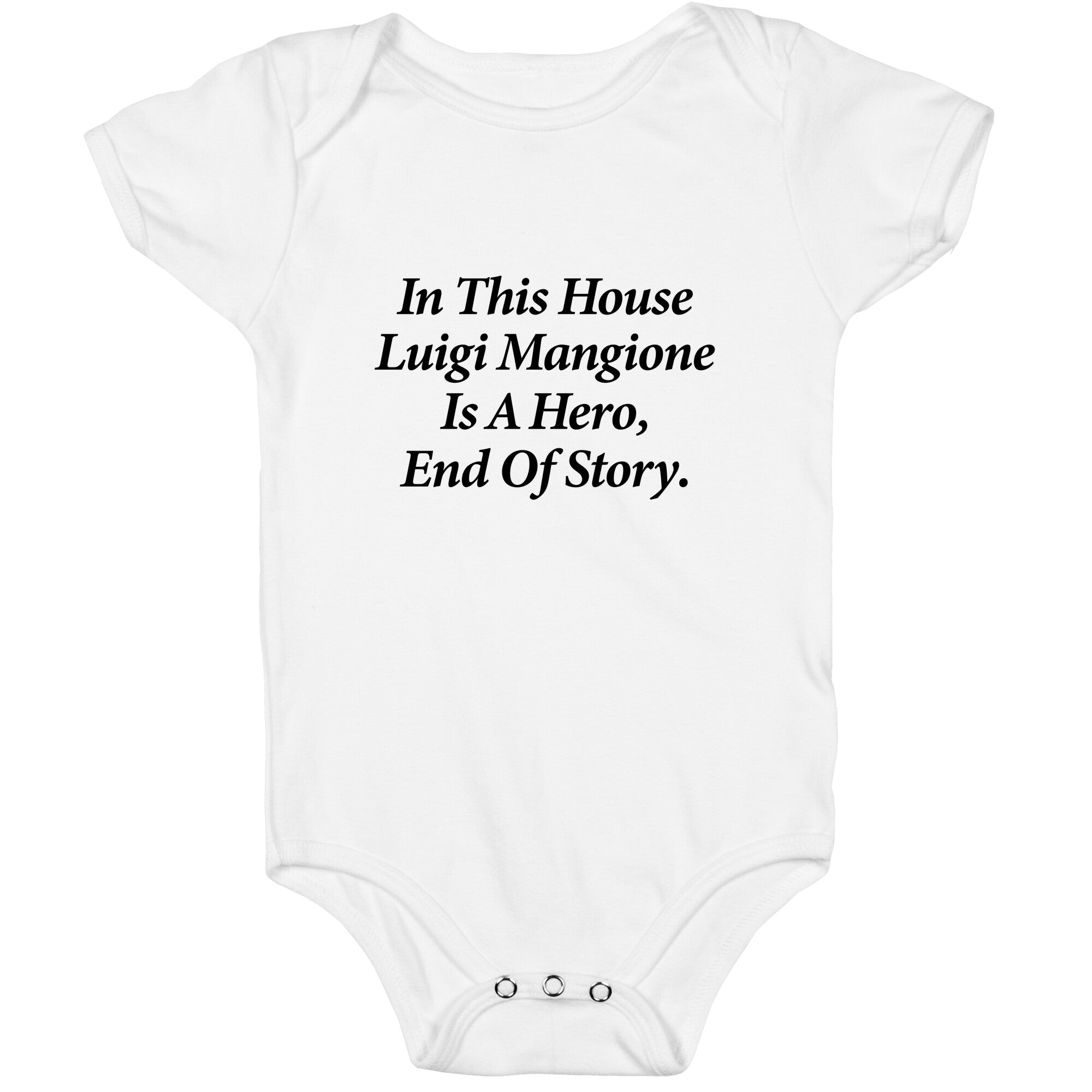 Luigi Is A Hero Baby One-Piece