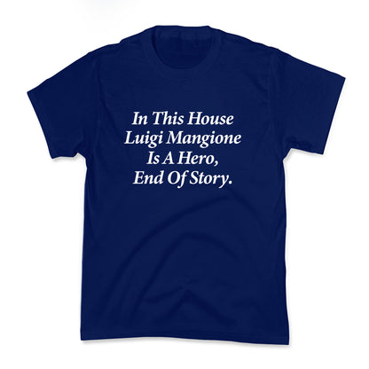 Luigi Is A Hero Kids Tee