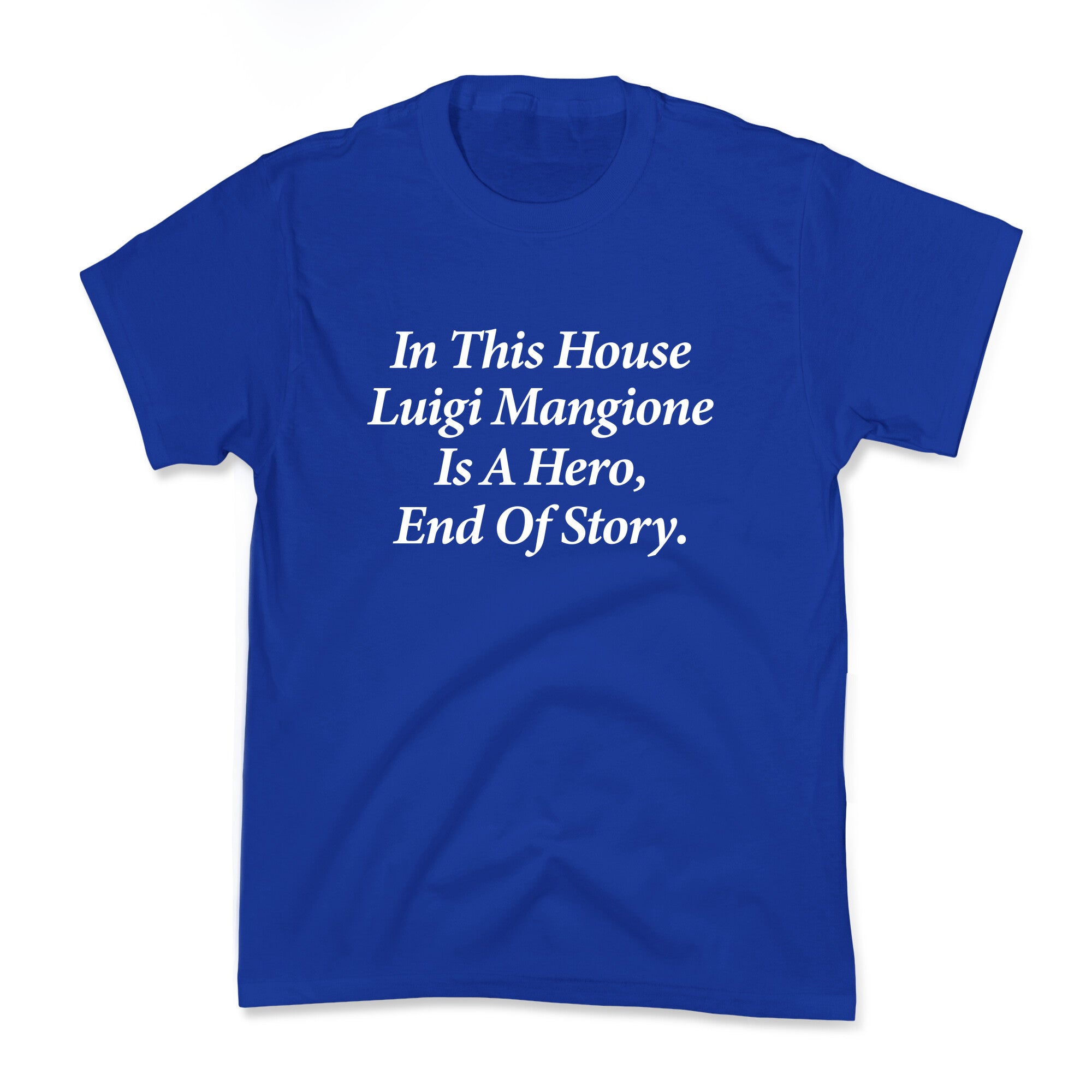 Luigi Is A Hero Kids Tee