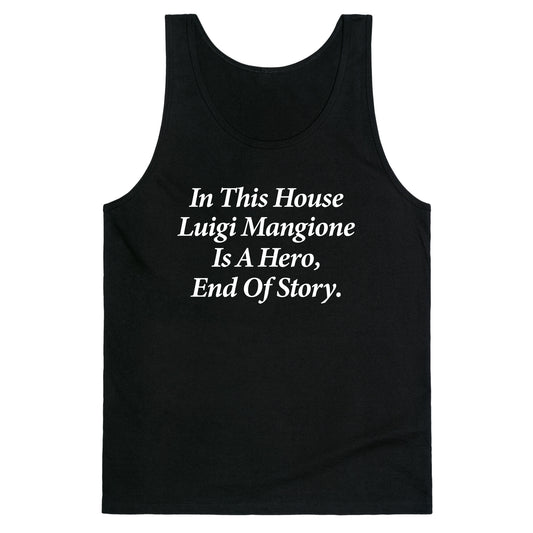 Luigi Is A Hero Tank Top