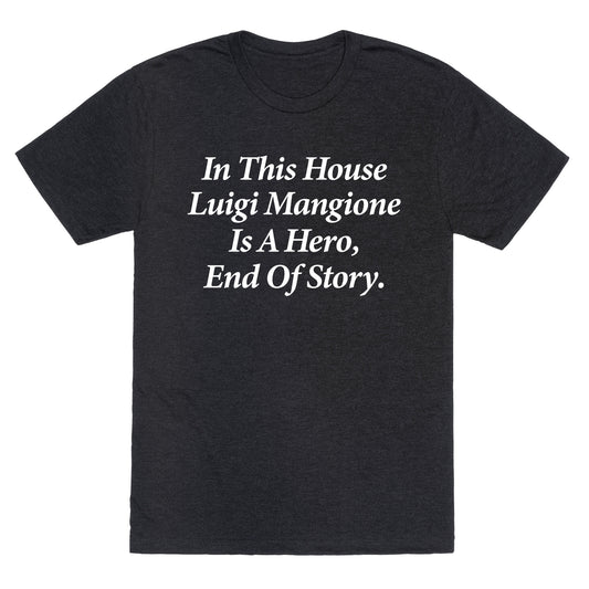 Luigi Is A Hero Unisex Triblend Tee