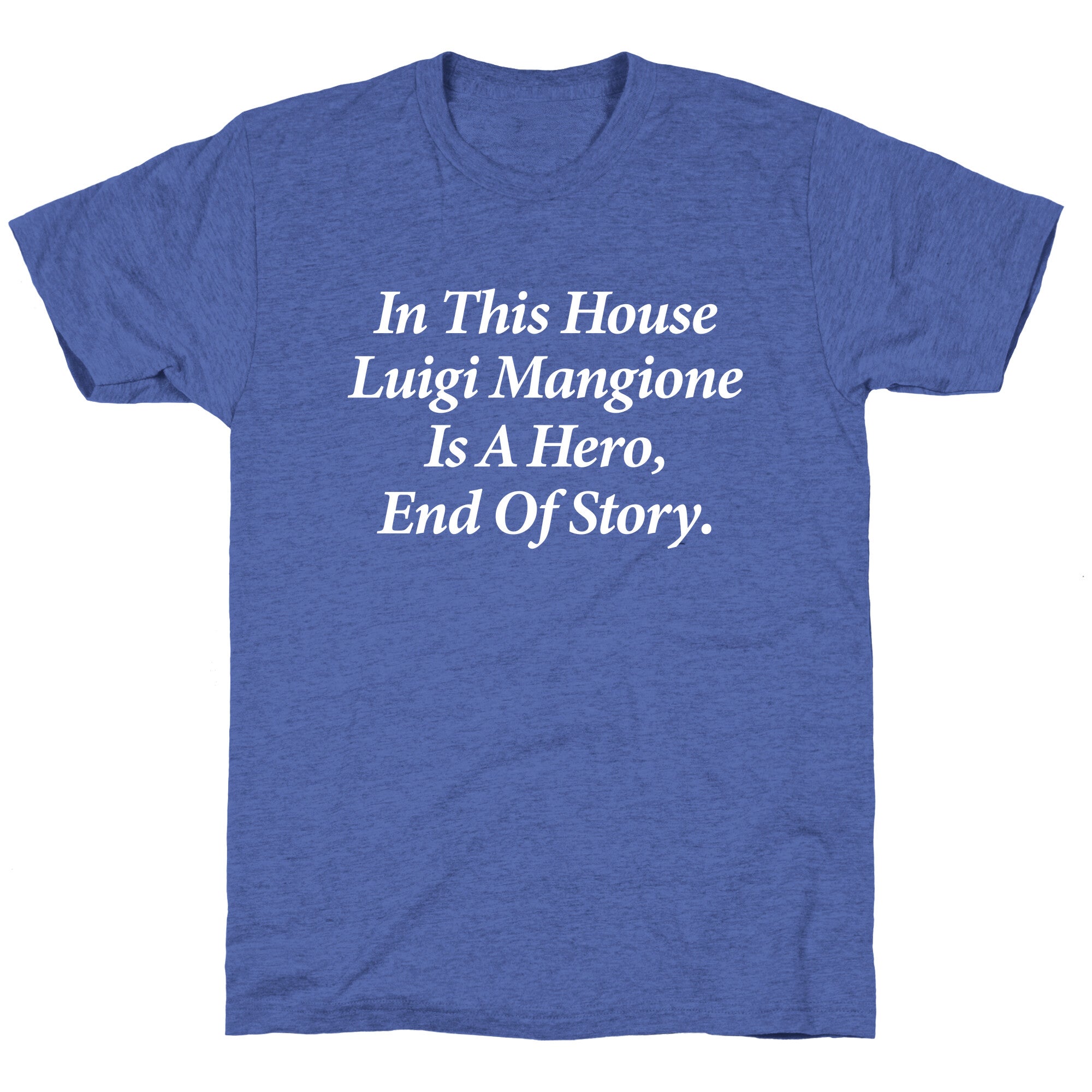Luigi Is A Hero Unisex Triblend Tee