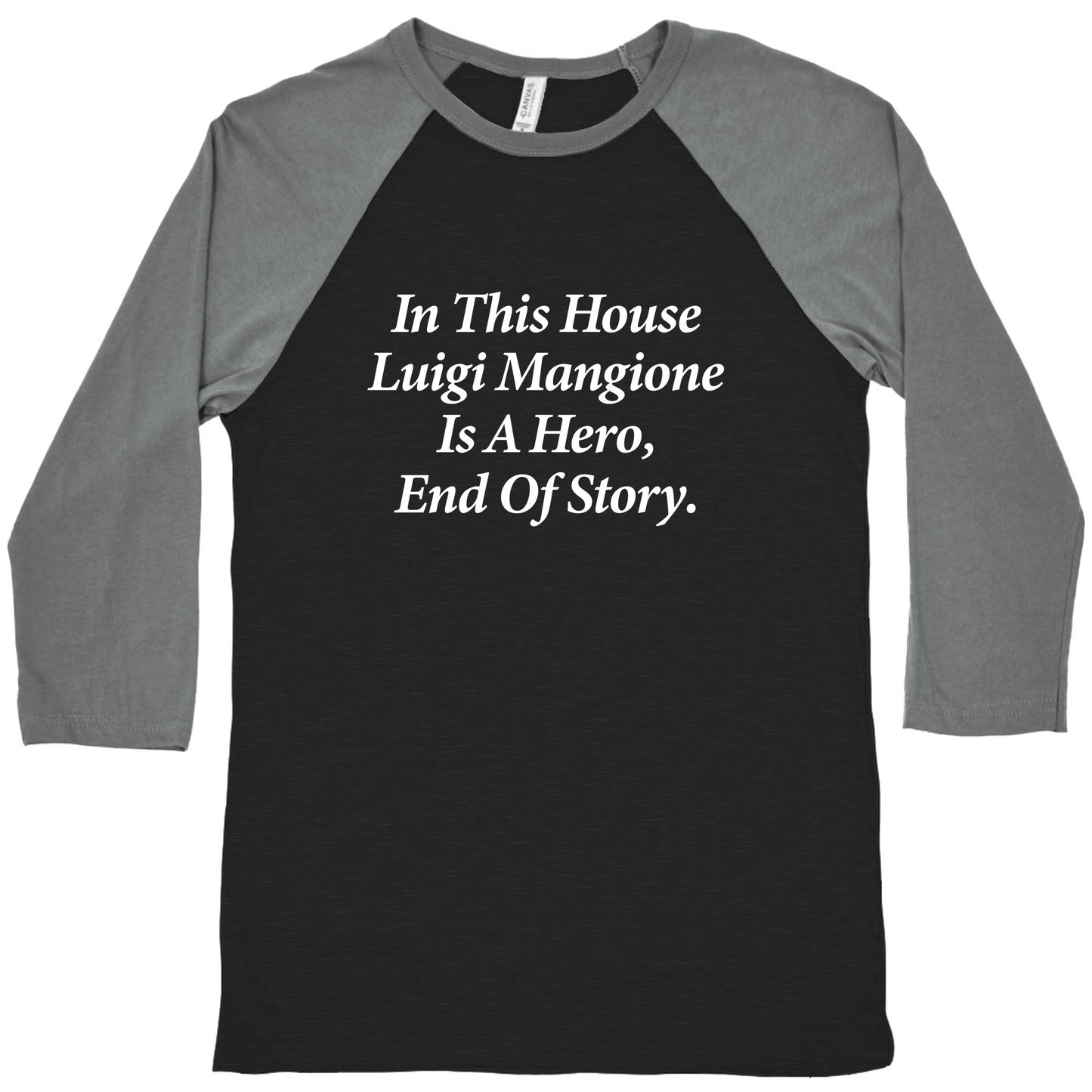 Luigi Is A Hero Baseball Tee