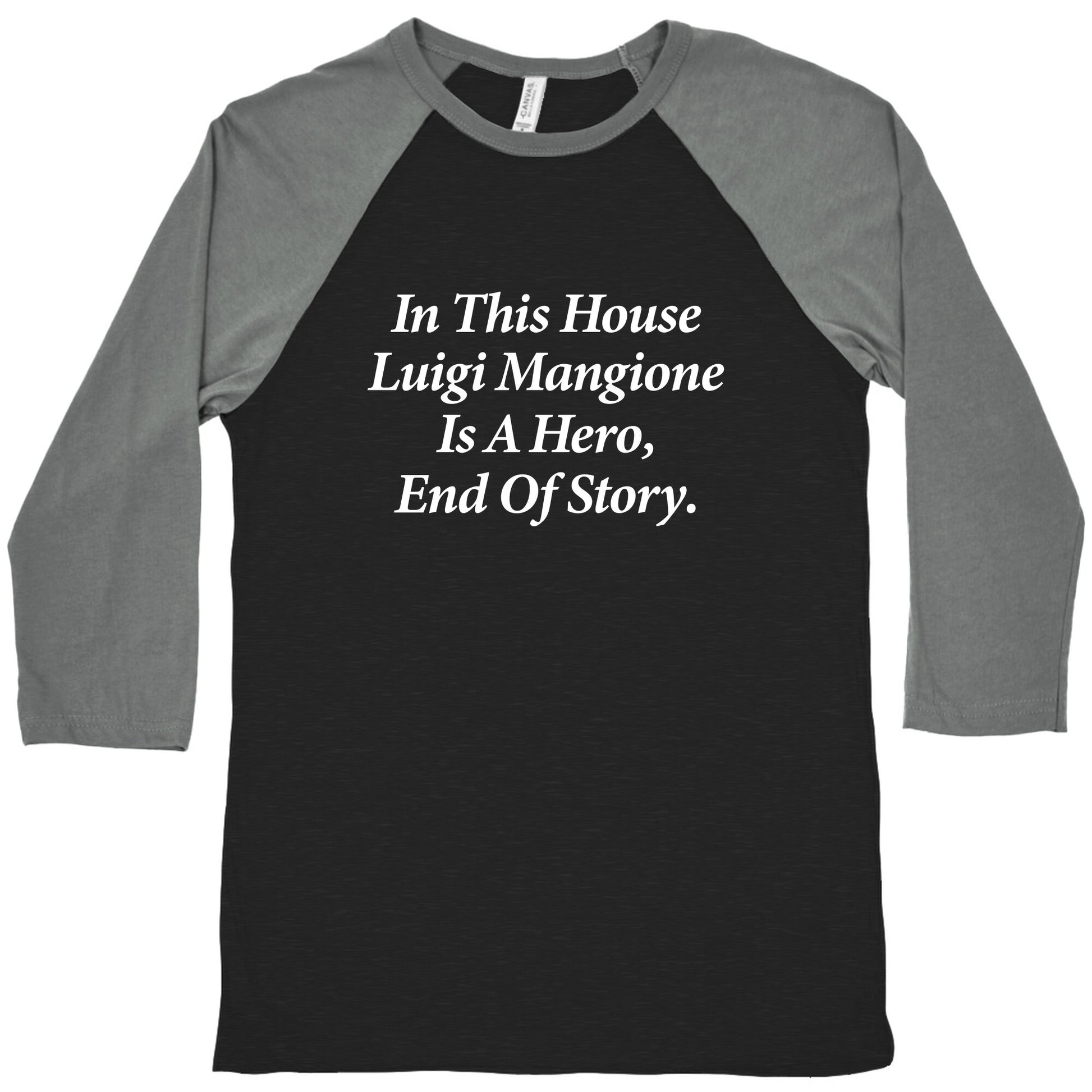 Luigi Is A Hero Baseball Tee