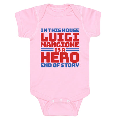 Luigi Is A Hero End of Story Baby One-Piece