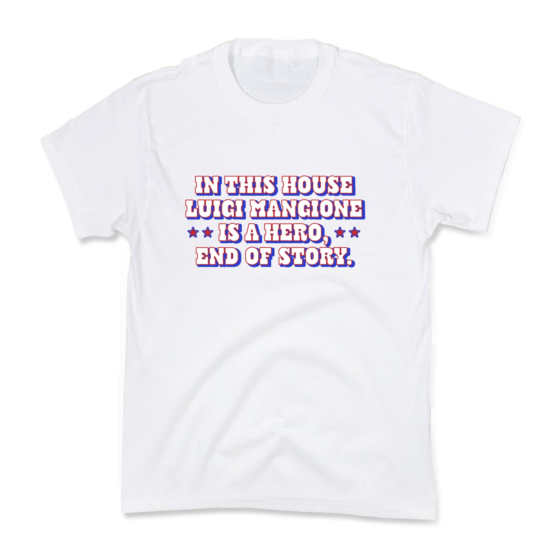 In This House Luigi Is A Hero Kids Tee
