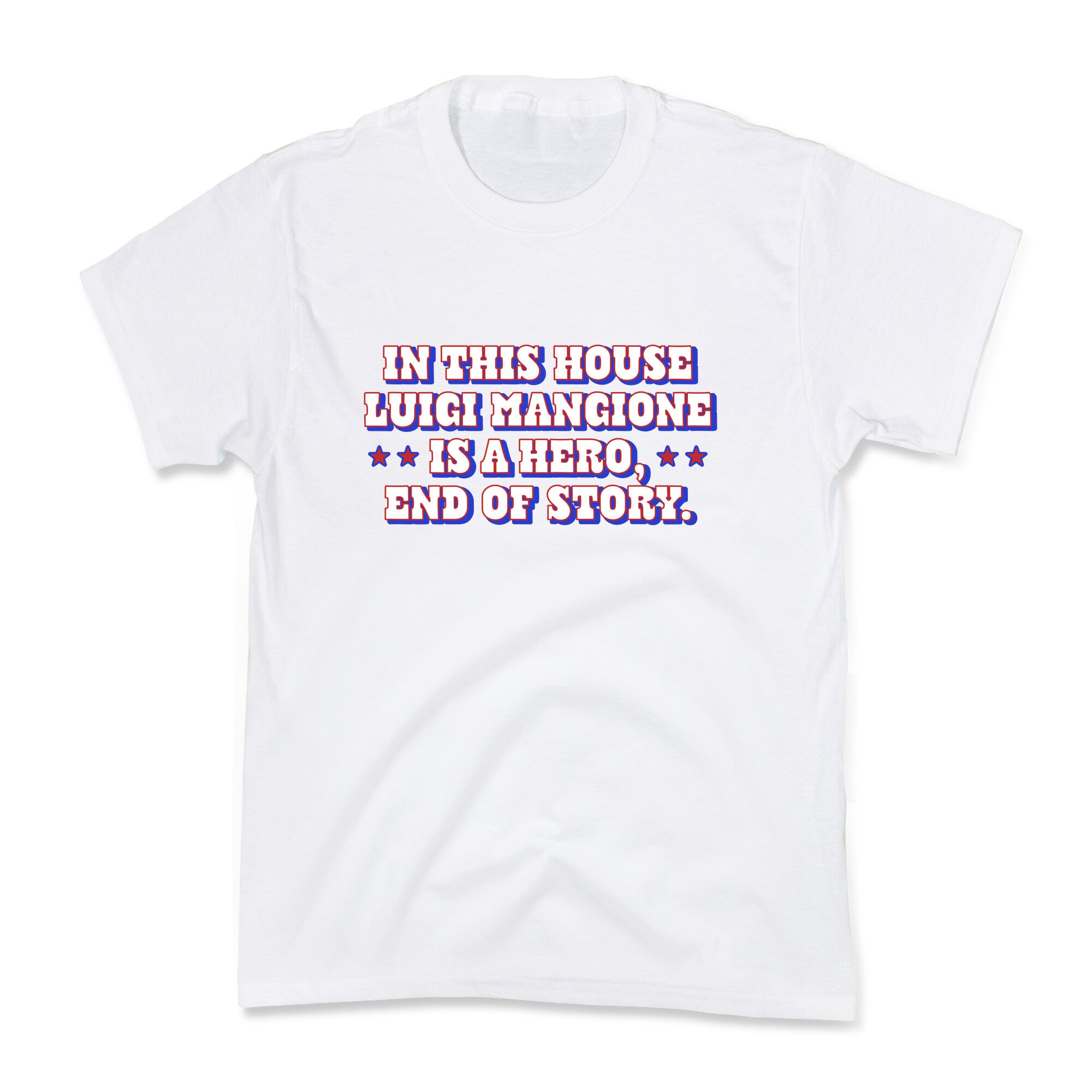 In This House Luigi Is A Hero Kids Tee