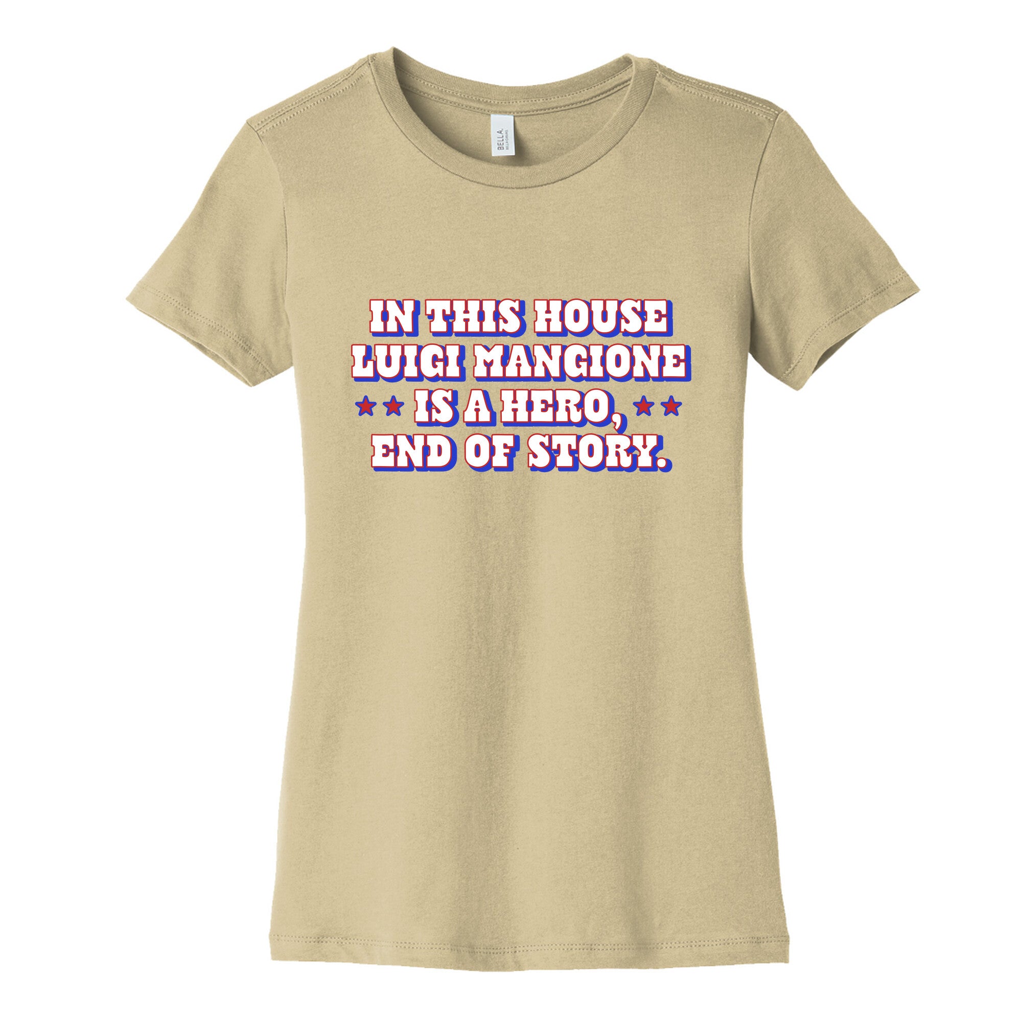 In This House Luigi Is A Hero Womens Cotton Tee