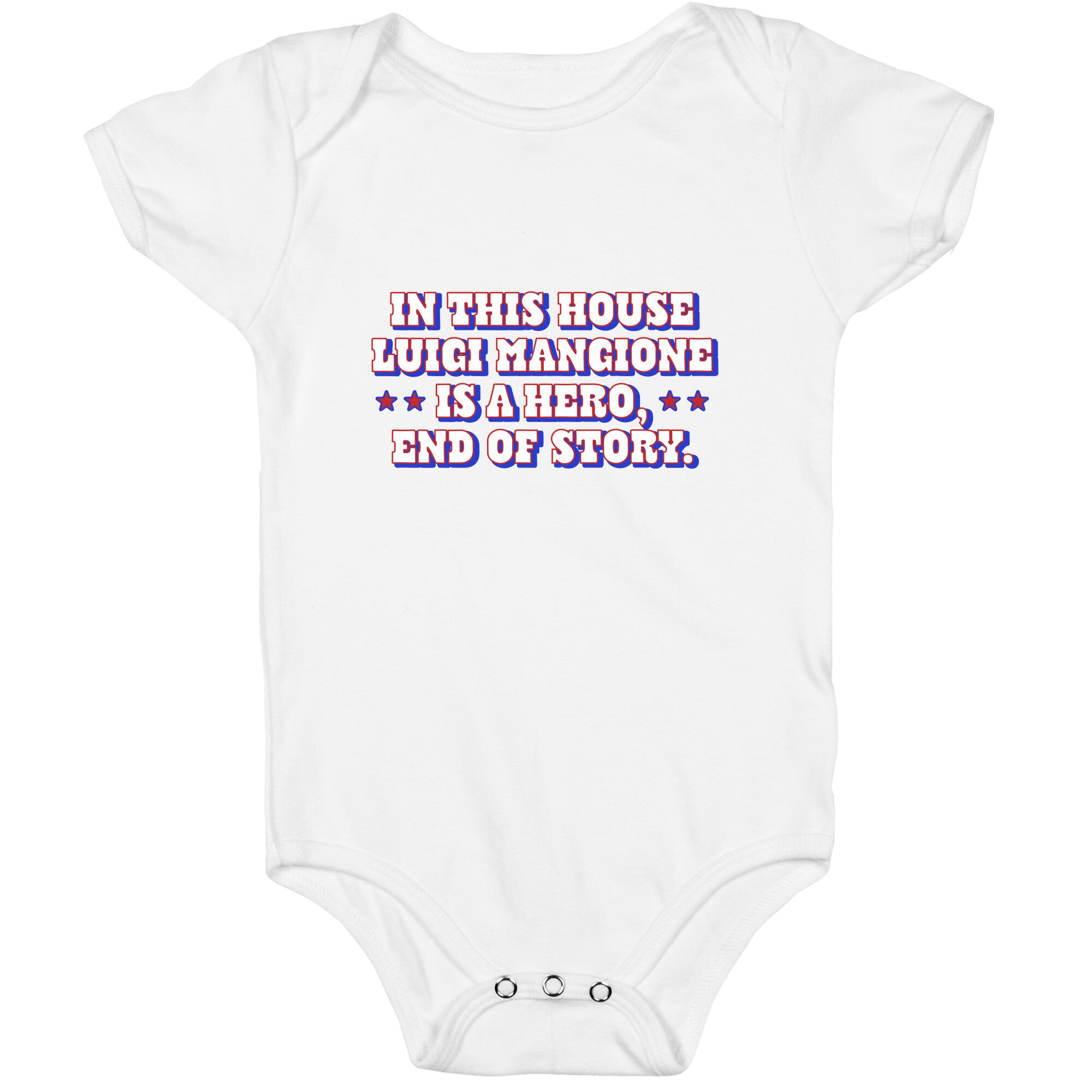 In This House Luigi Is A Hero Baby One-Piece