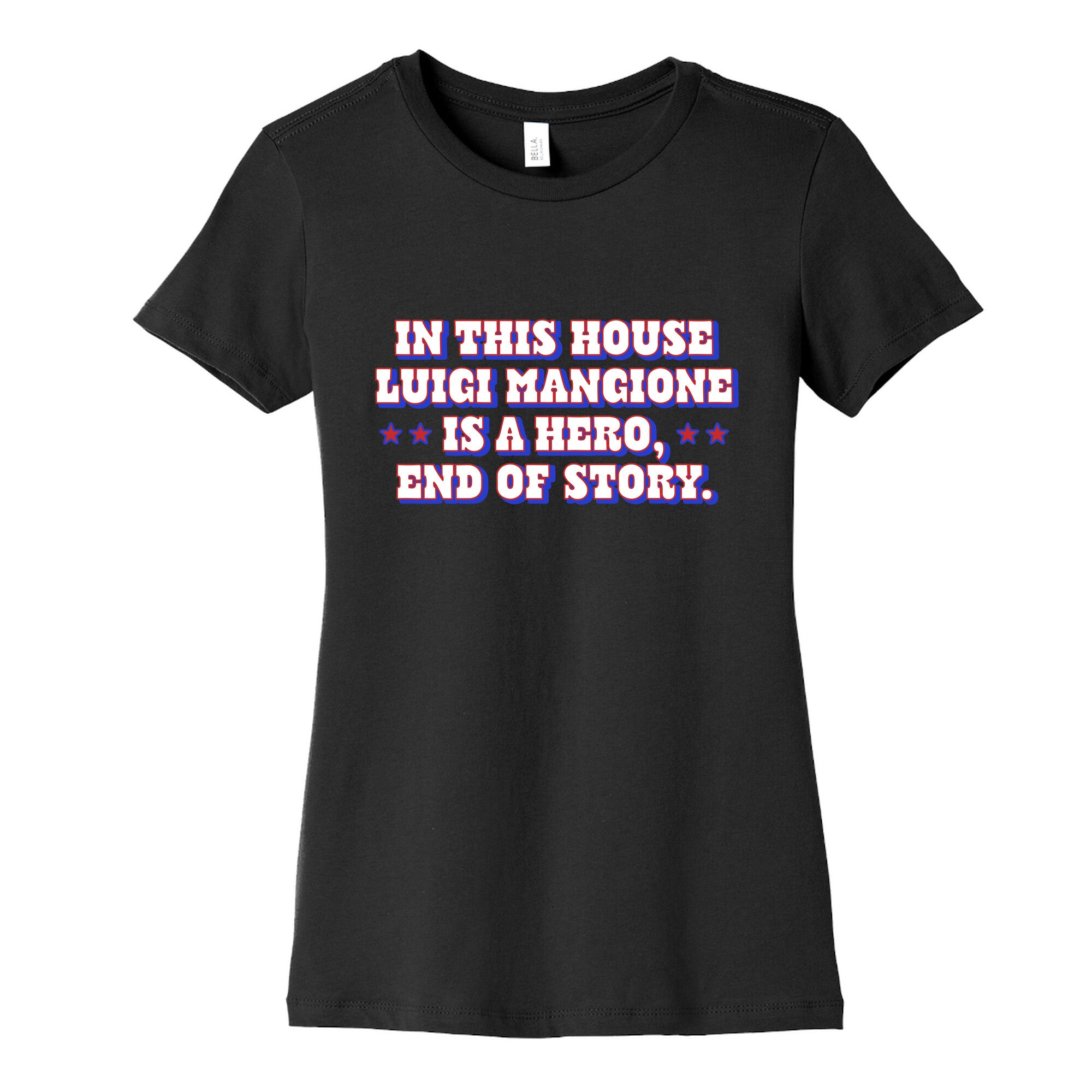 In This House Luigi Is A Hero Womens Cotton Tee
