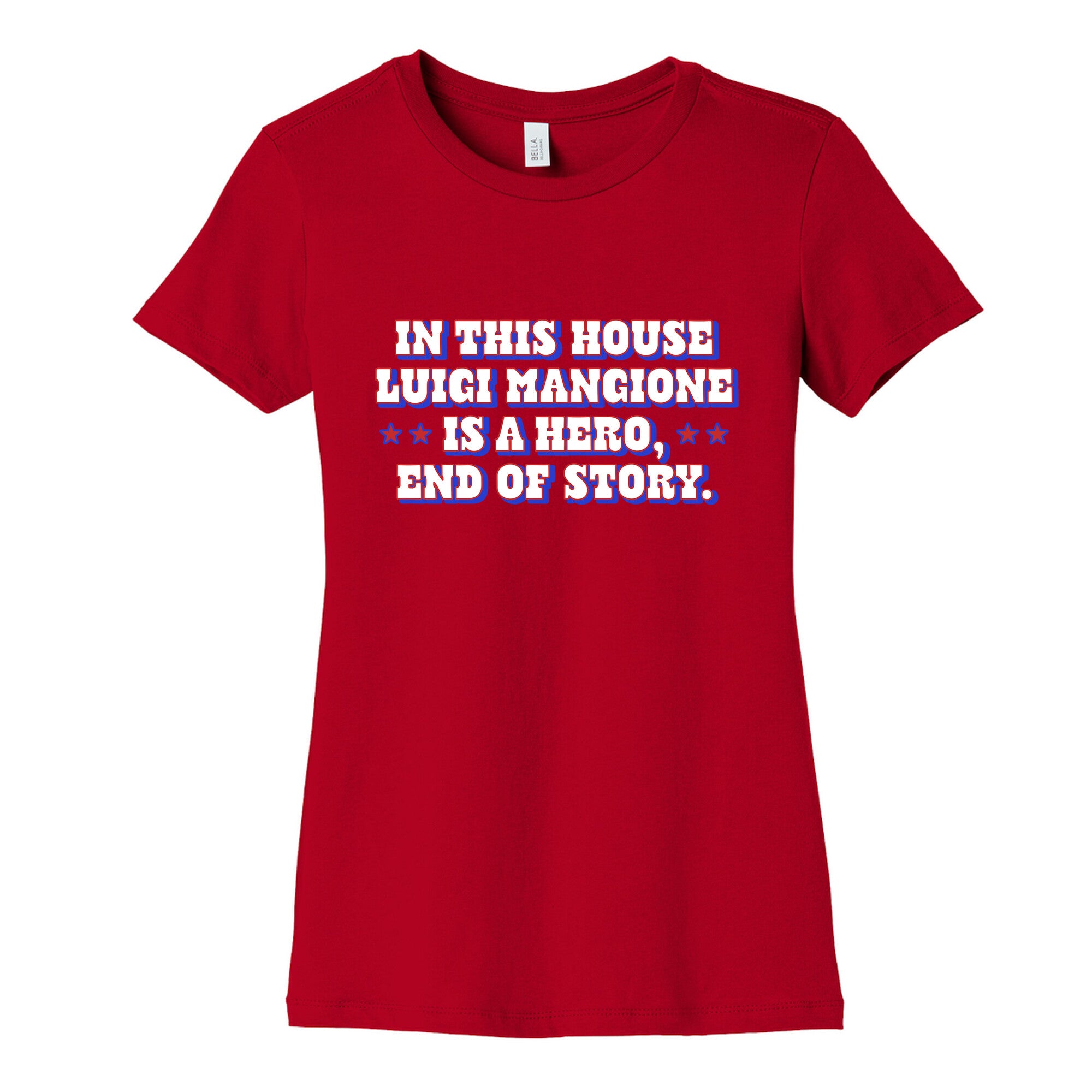 In This House Luigi Is A Hero Womens Cotton Tee