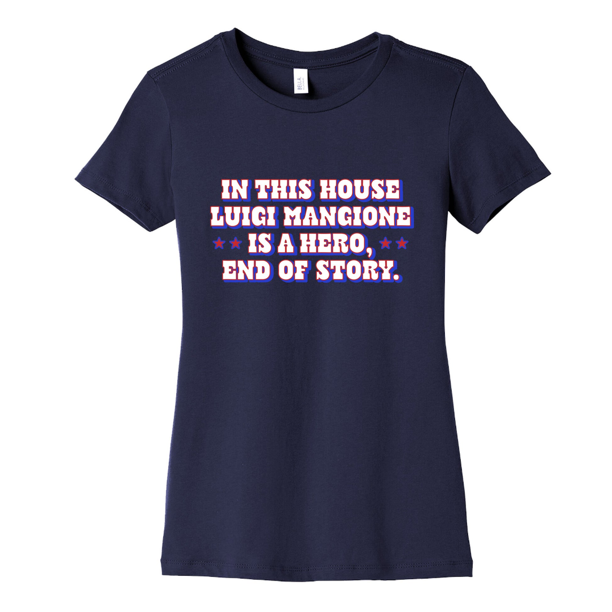 In This House Luigi Is A Hero Womens Cotton Tee