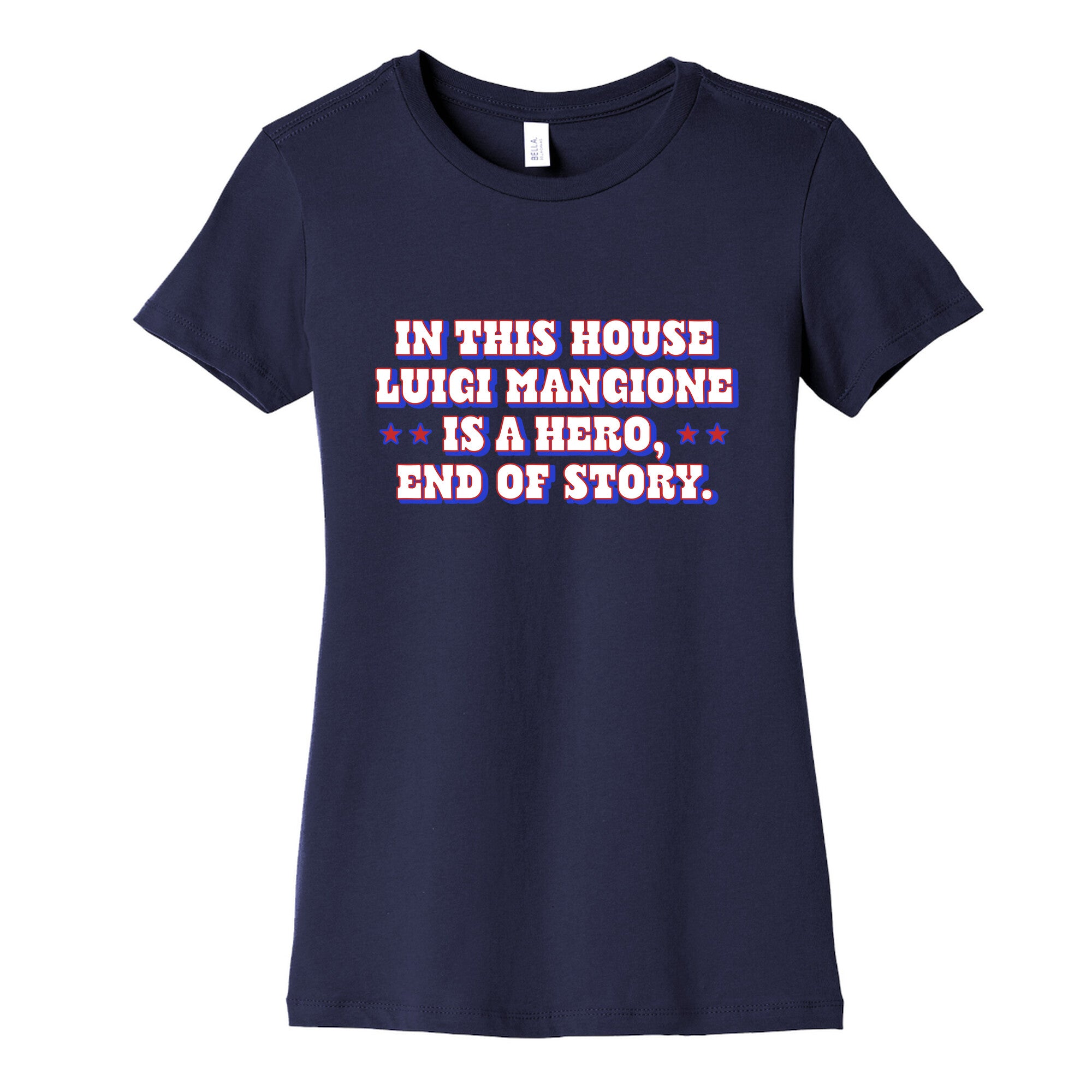 In This House Luigi Is A Hero Womens Cotton Tee