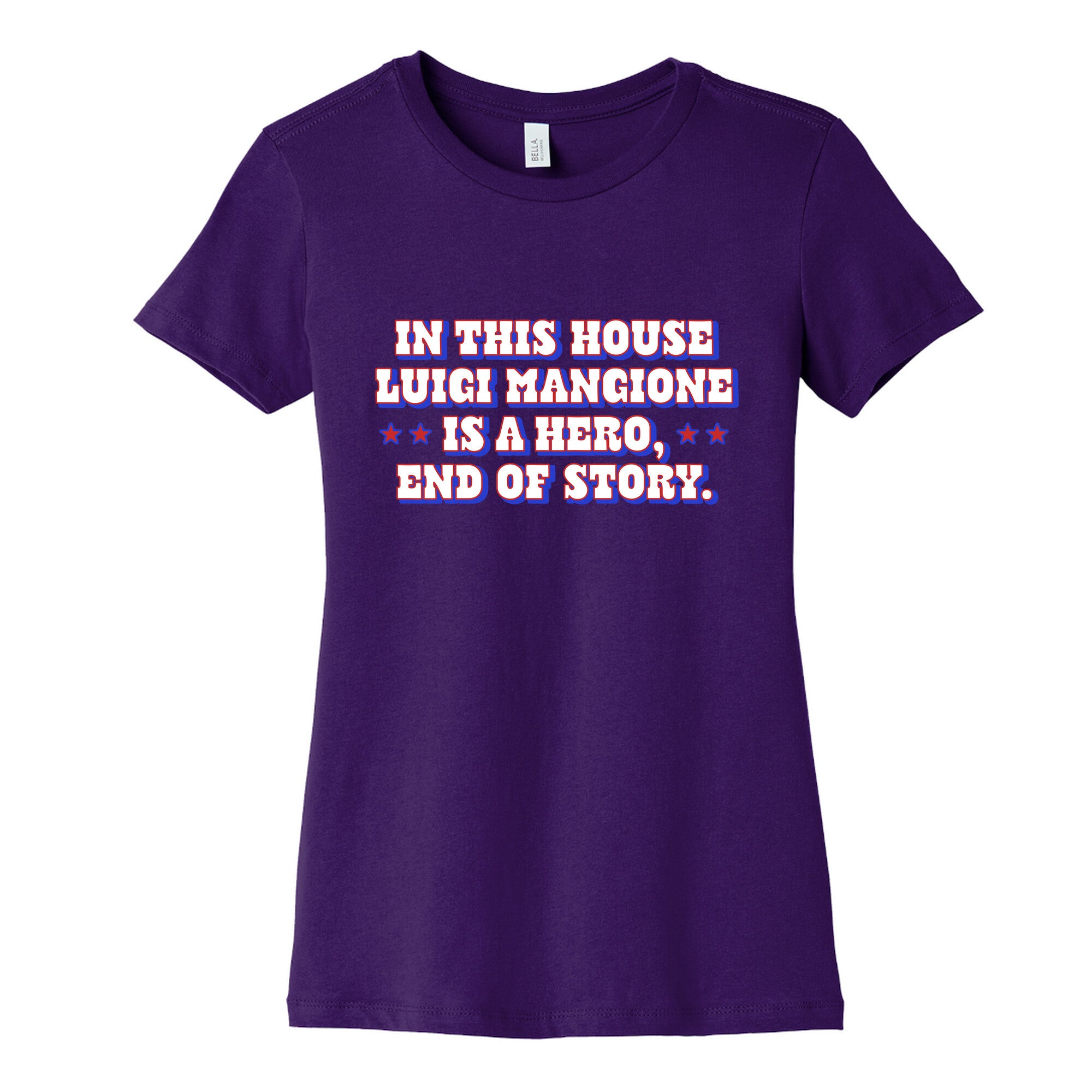 In This House Luigi Is A Hero Womens Cotton Tee