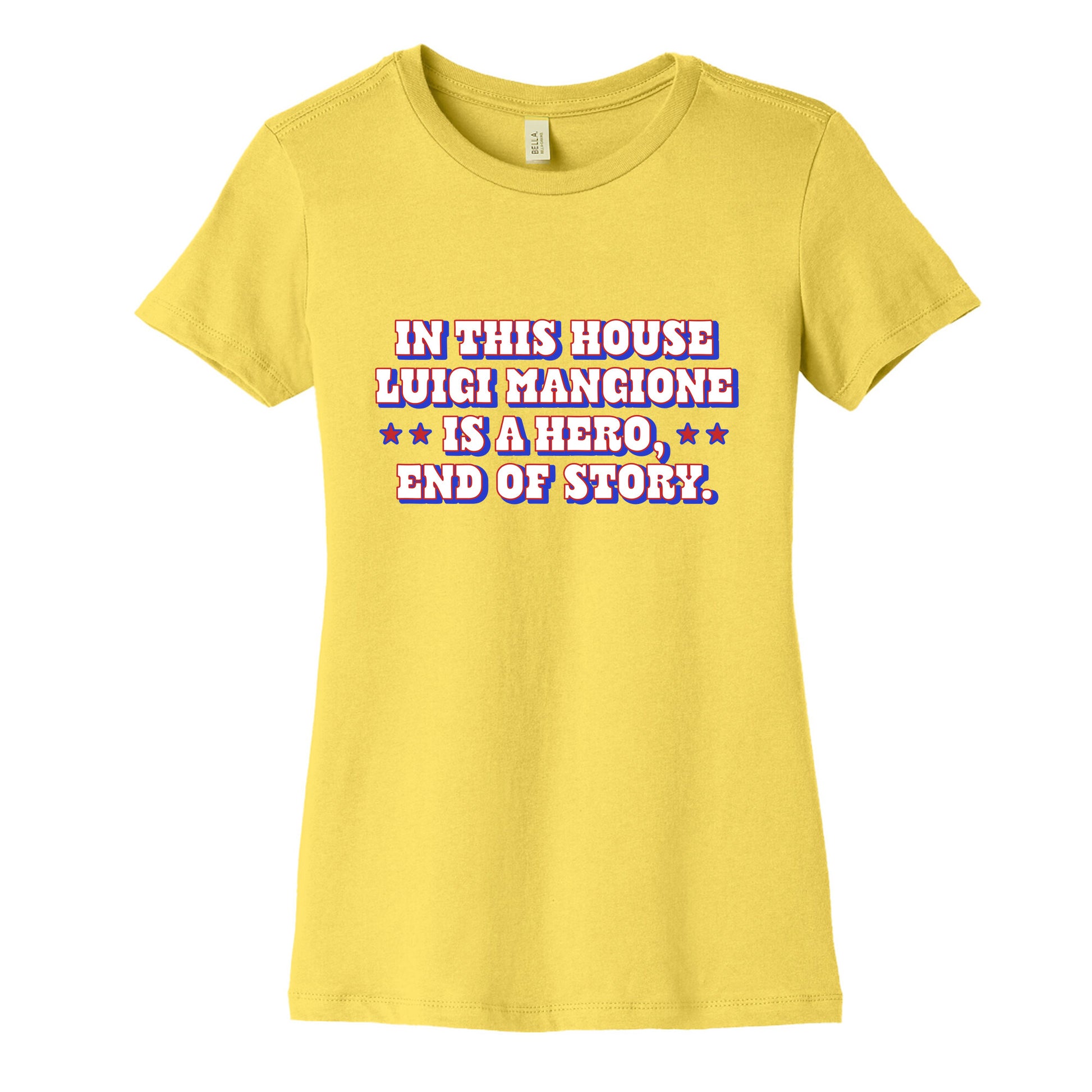 In This House Luigi Is A Hero Womens Cotton Tee