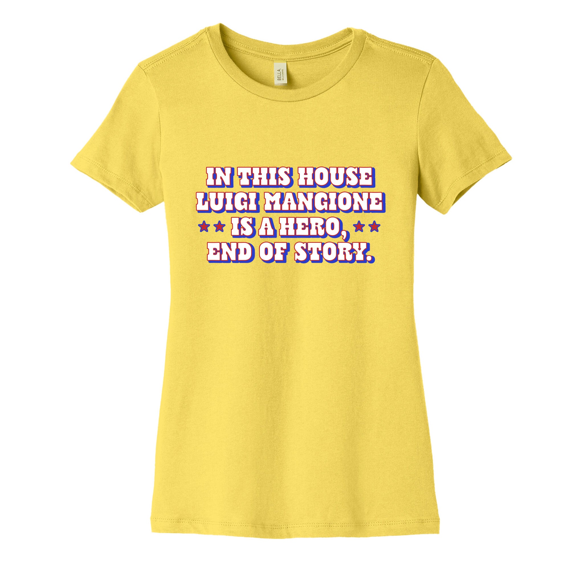 In This House Luigi Is A Hero Womens Cotton Tee