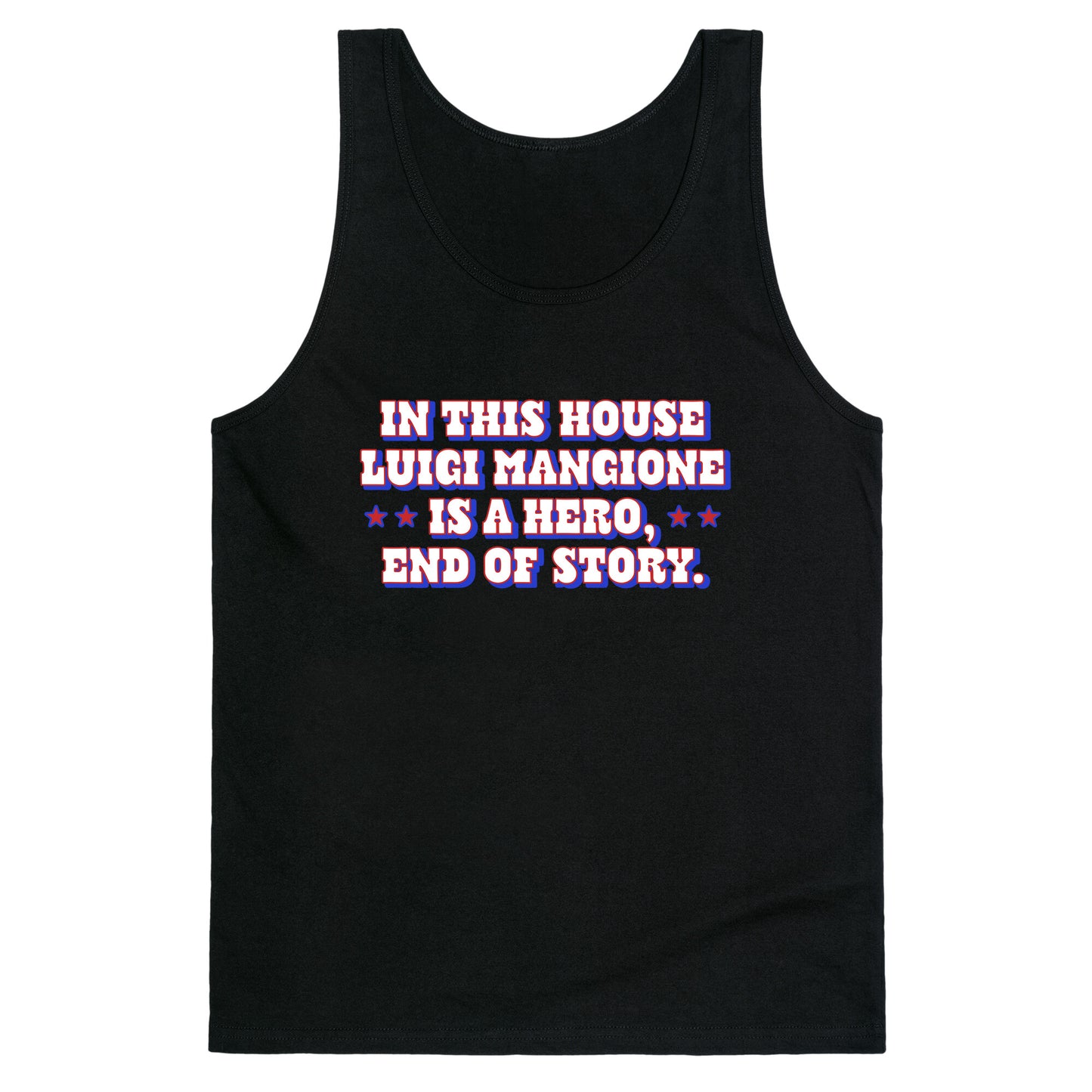 In This House Luigi Is A Hero Tank Top